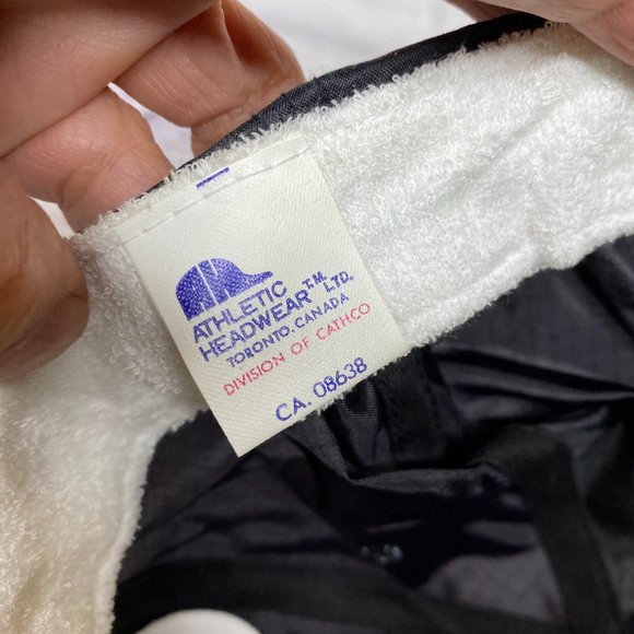 Vintage Trucker Hat Rope Cap Nylon Snapback Black Maritime Tire Embroidered Logo - Picture 8 of 10